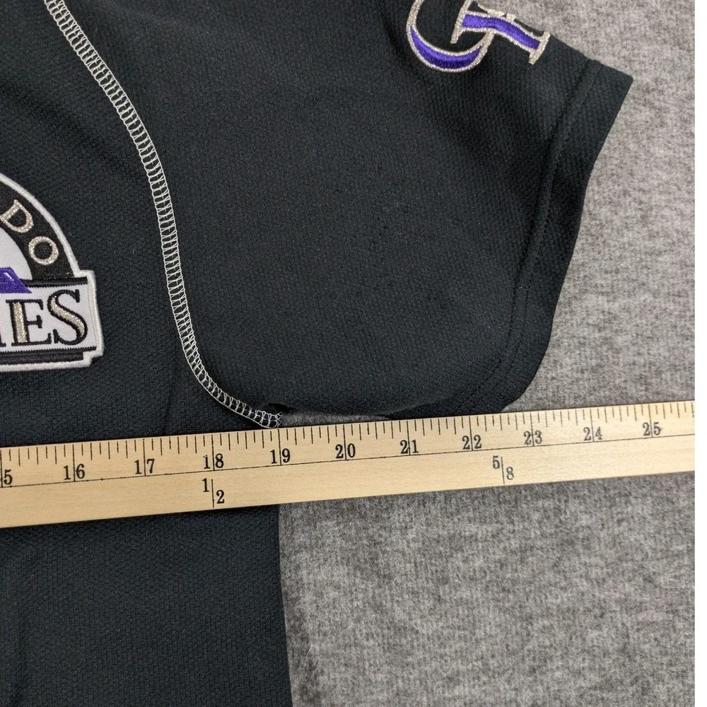 Nike Team Colorado Rockies Matt Holliday #5 Black Baseball Jersey Womens Size L